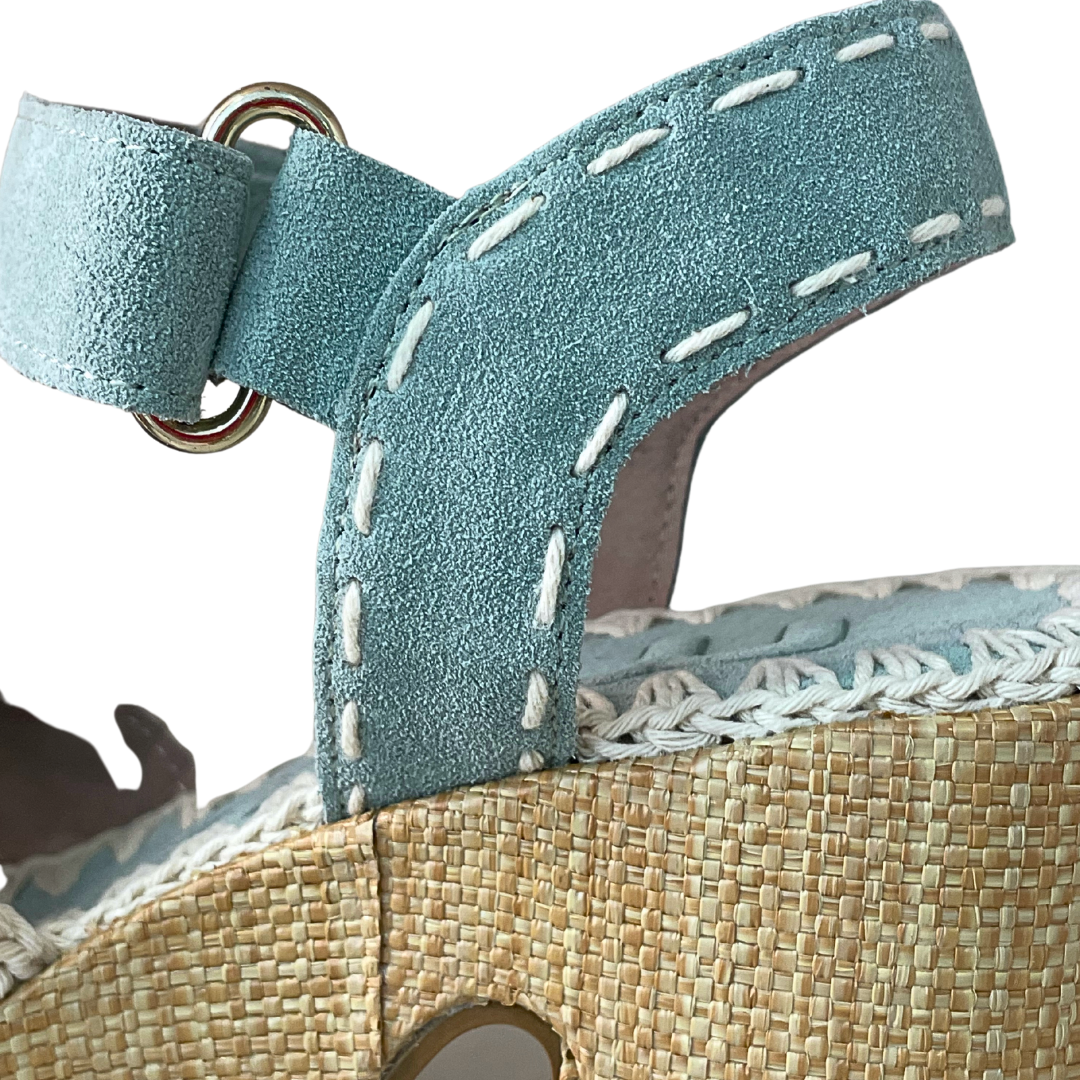 MOU - RAFFIA CRISS CROSS PLATFORM