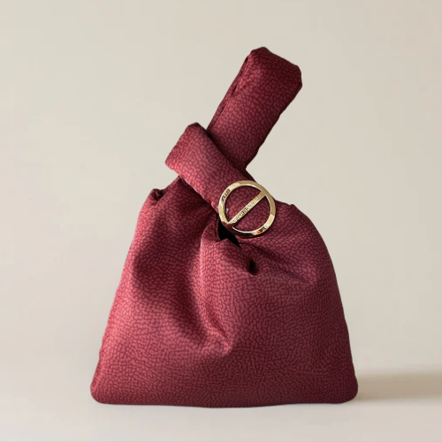 BORBONESE - TWINNIE MINI BAG MERLOT