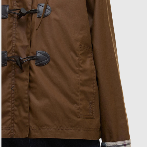 BARBOUR - Myra Waxed Duffle Coat