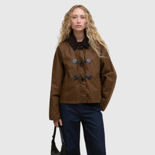 BARBOUR - Myra Waxed Duffle Coat