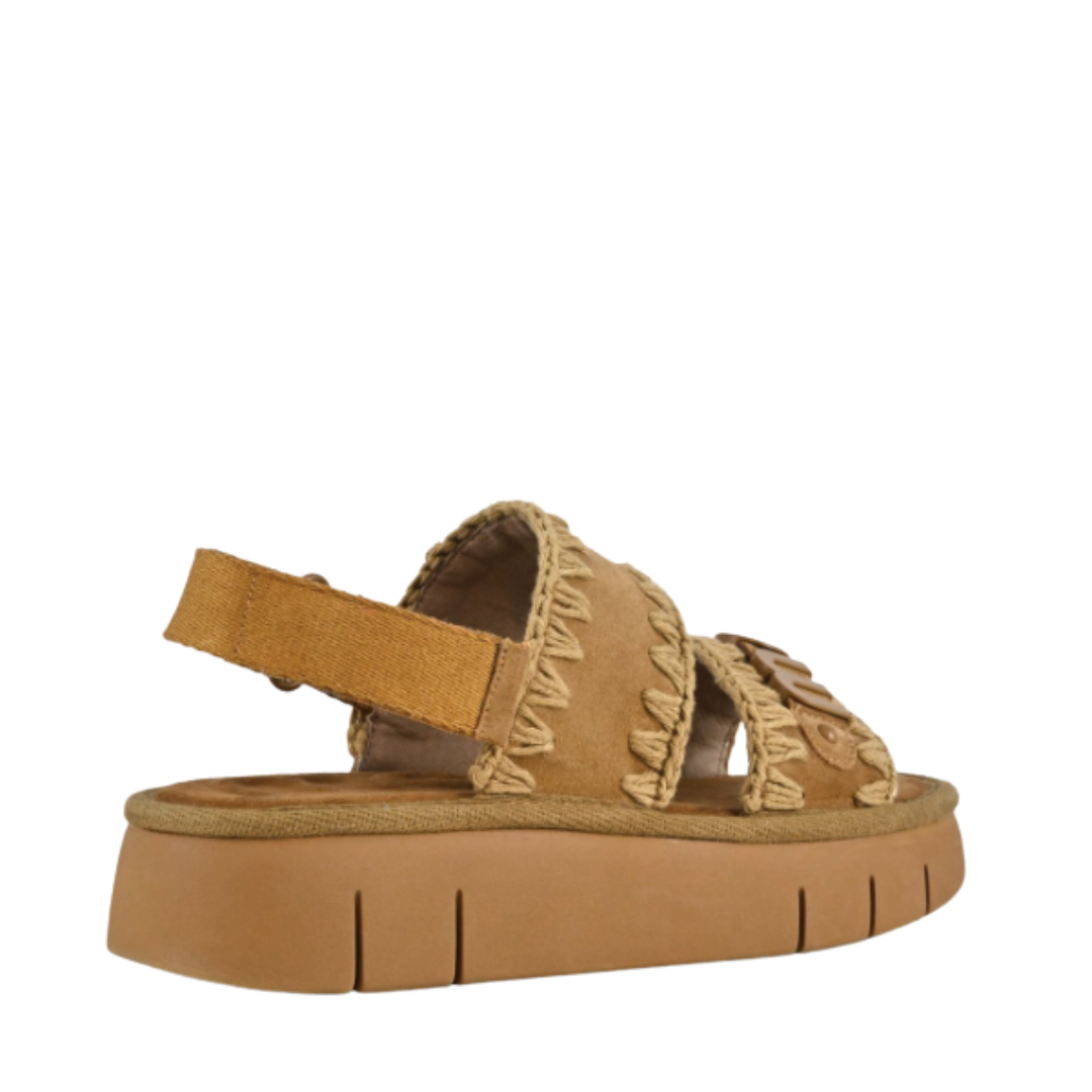 MOU - BOUNCE SANDAL MONOCHROME COGNAC