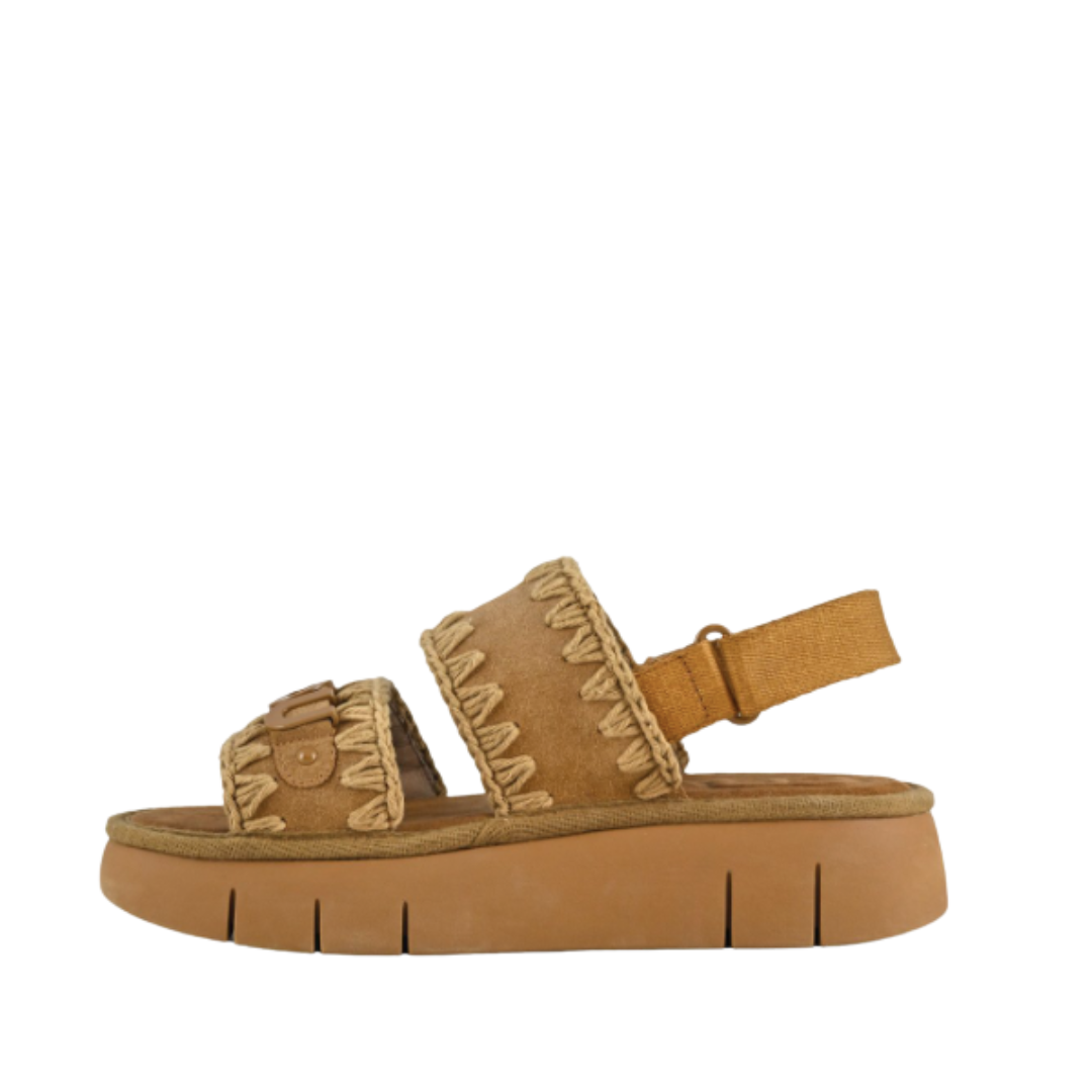 MOU - BOUNCE SANDAL MONOCHROME COGNAC