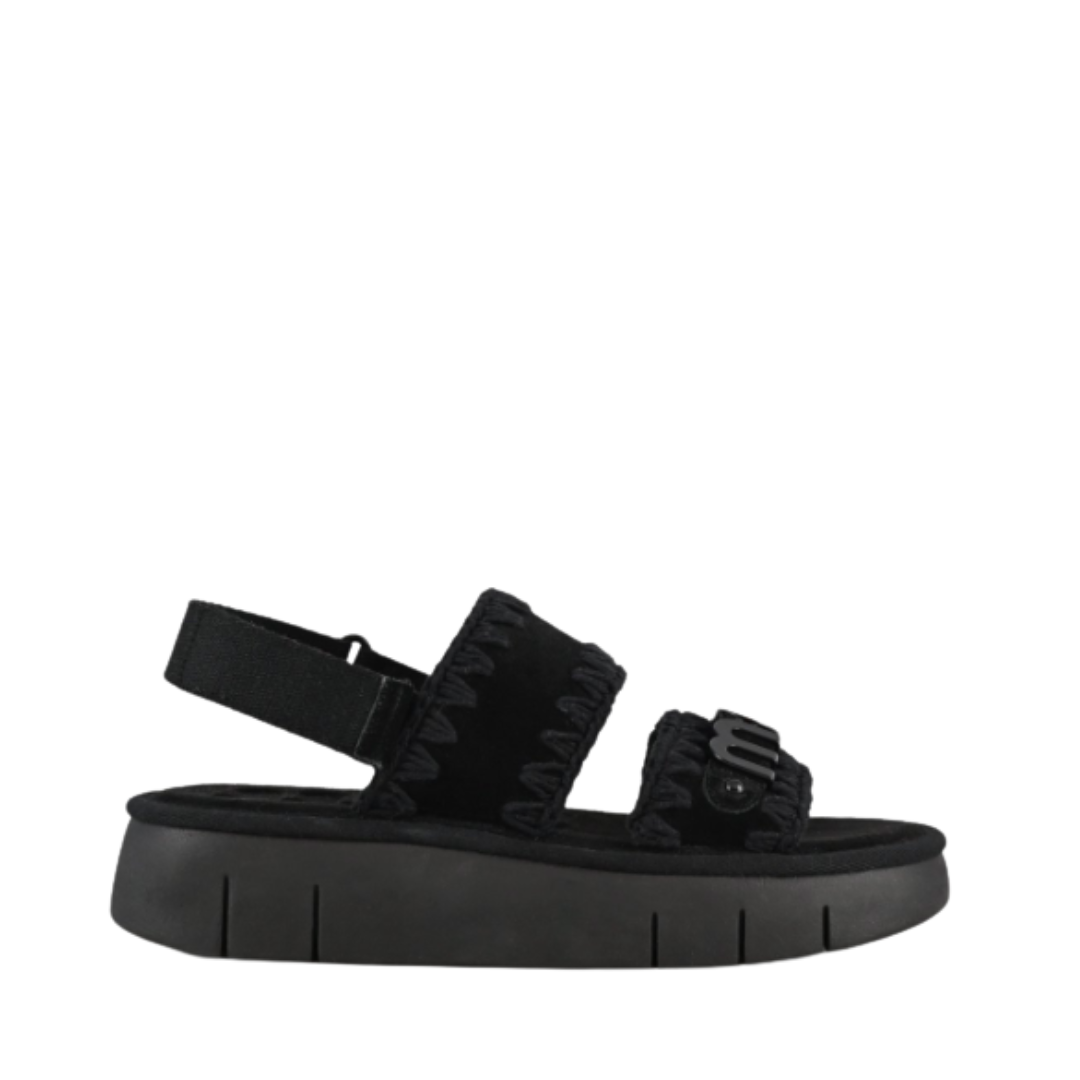 MOU - BOUNCE SANDAL MONOCHROME NOIRE