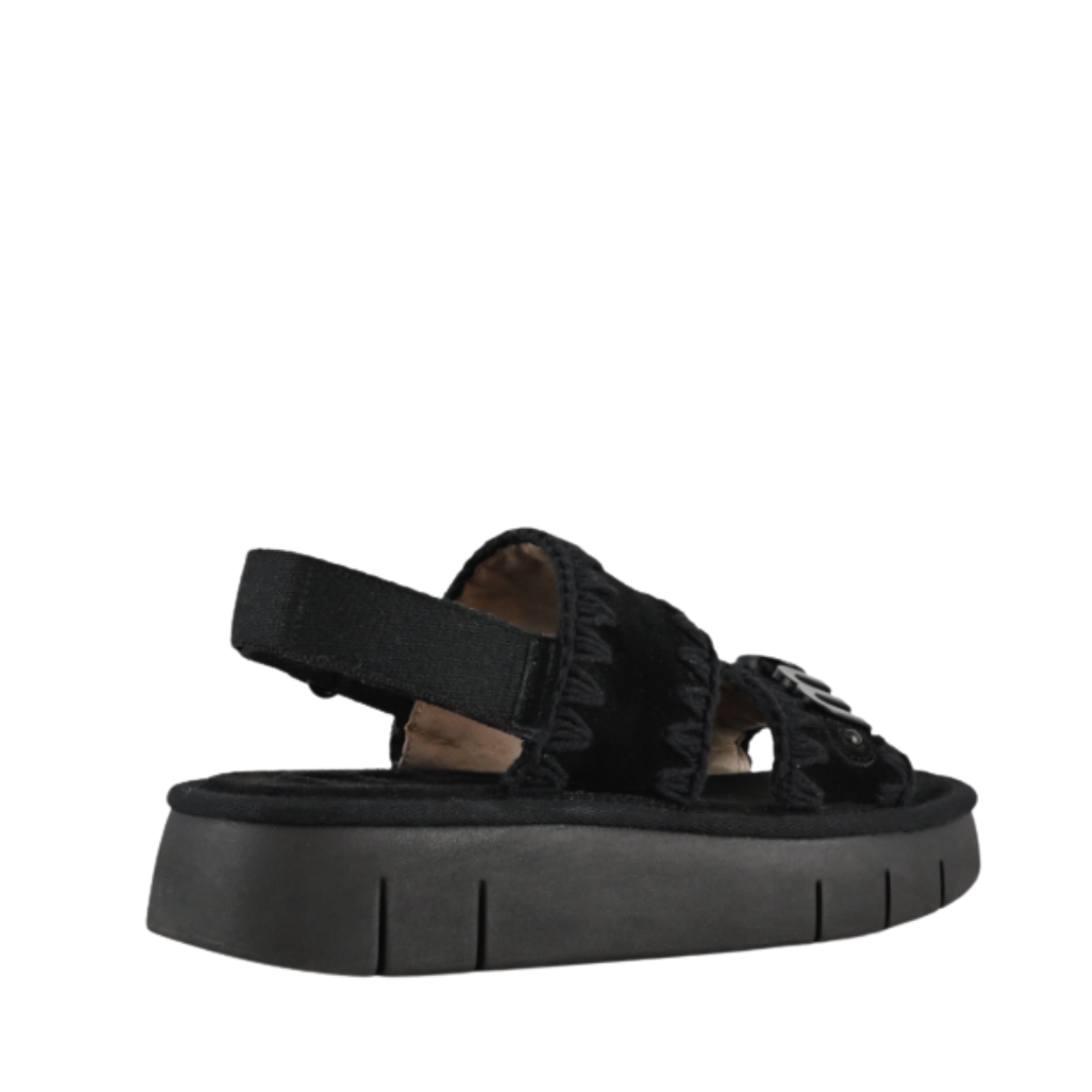 MOU - BOUNCE SANDAL MONOCHROME NOIRE