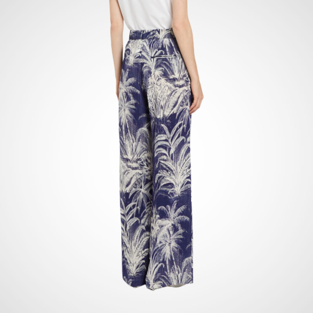 PANTALON EN SOI FAITI - MARELLA