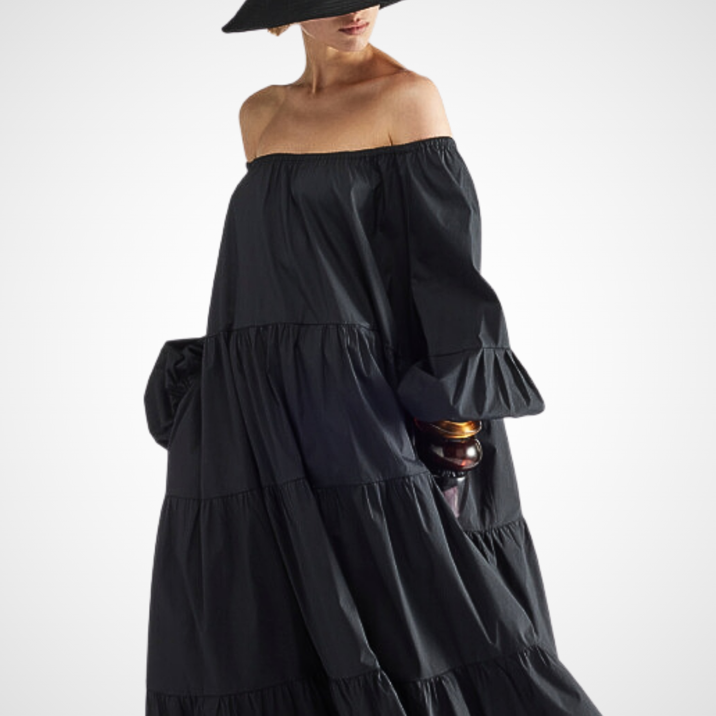 LIVIANA CONTI - Robe longue volants