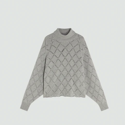 SEMICOUTURE - COL ROULÉ DESIDERIA