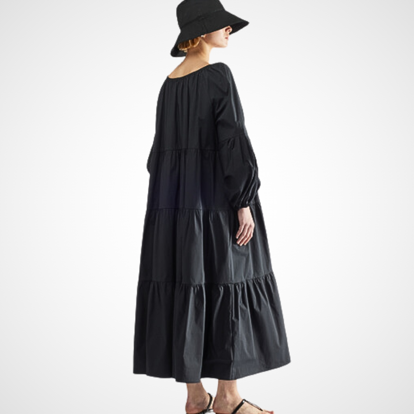 LIVIANA CONTI - Robe longue volants