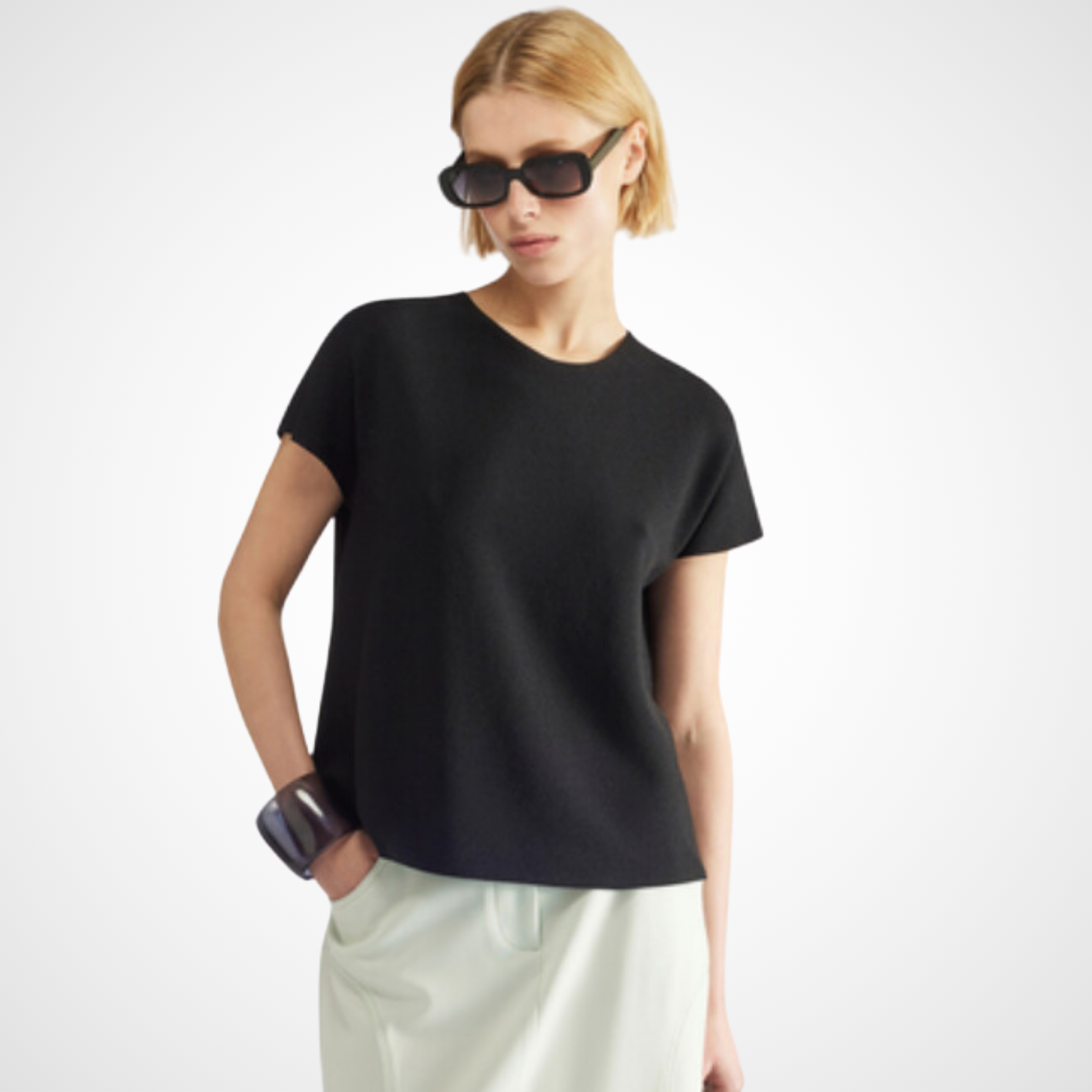 LIVIANA CONTI - T-SHIRT VISCOSE