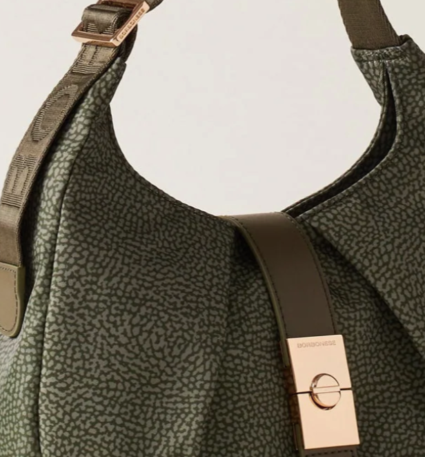 BORBONESE - HOBO CORTINA SMALL VERT