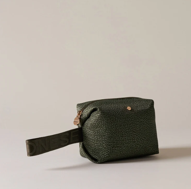 BORBONESE - TROUSSE COSMÉTIQUE PETITE VERT