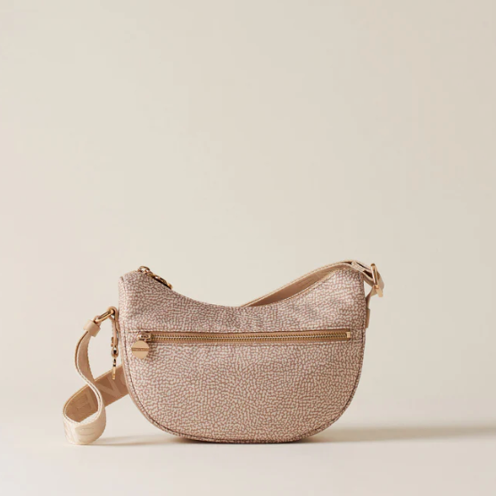 BORBONESE - HOBO LUNA MINI SABLE