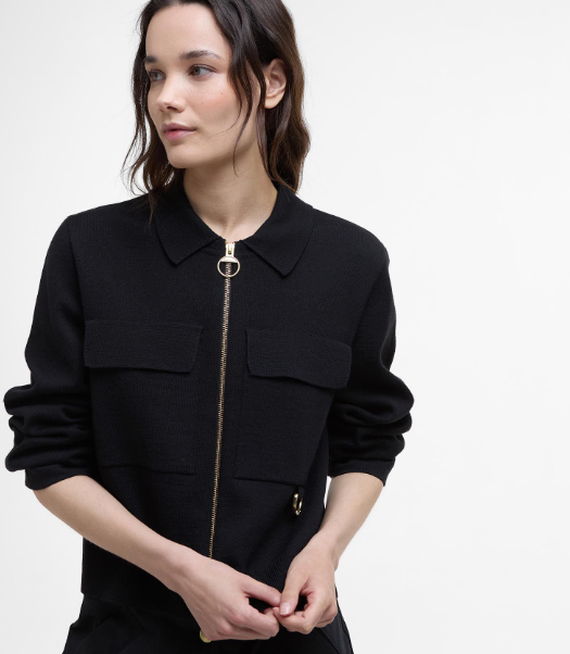 VESTE EN TRICOT ALMA - BARBOUR