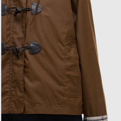 BARBOUR - Myra Waxed Duffle Coat