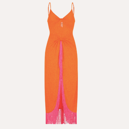 Knotted Cutout Dress - Pitusa