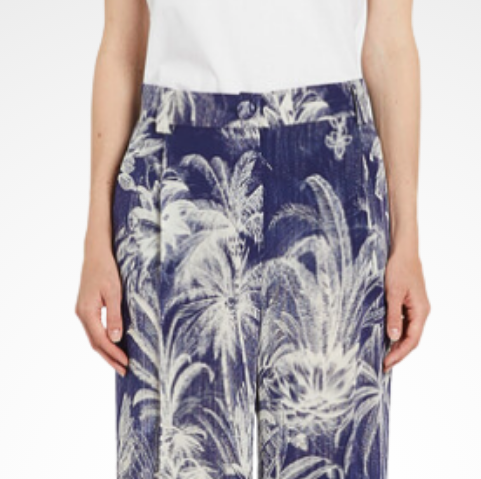 PANTALON EN SOI FAITI - MARELLA