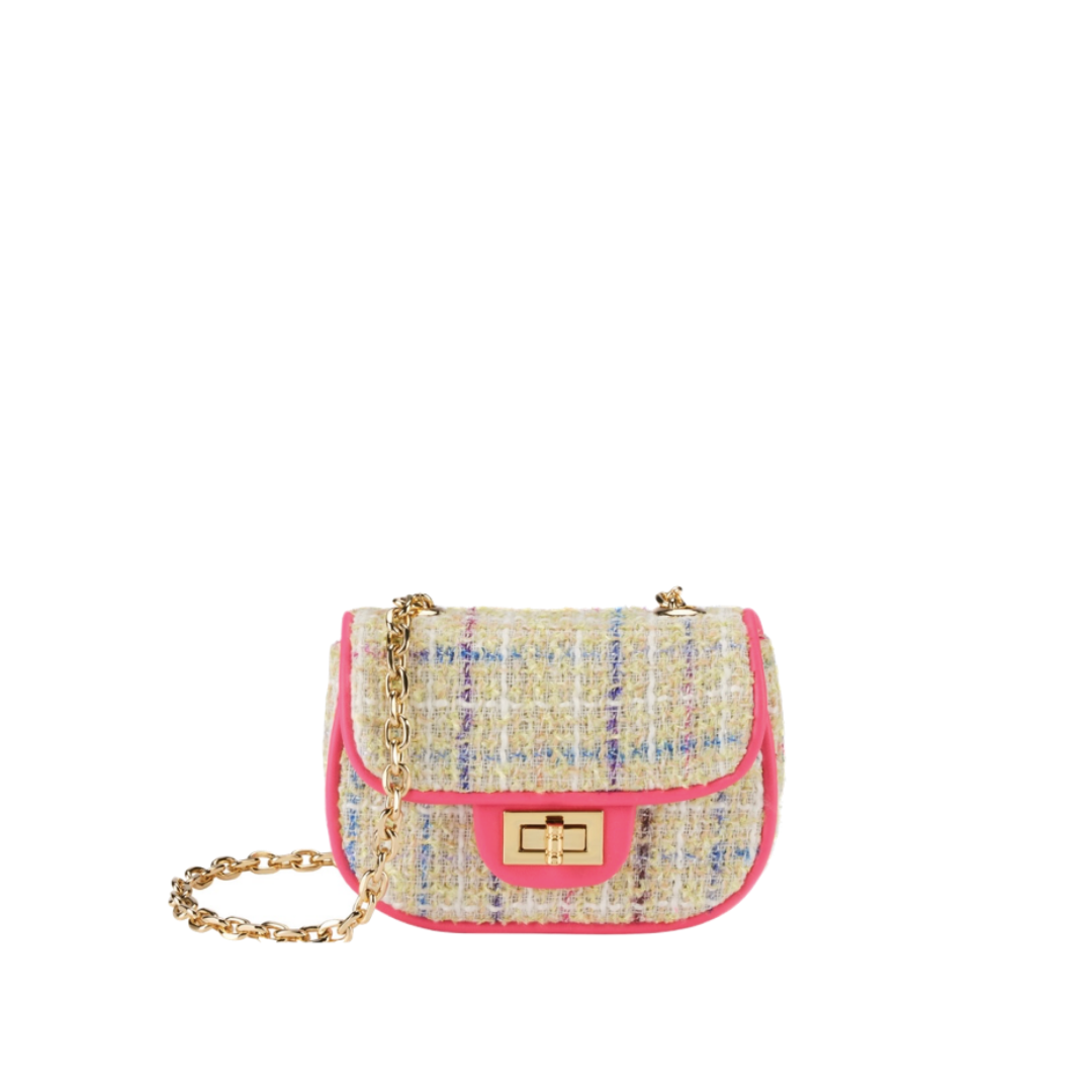 Mini EmiBag  tweed Rose