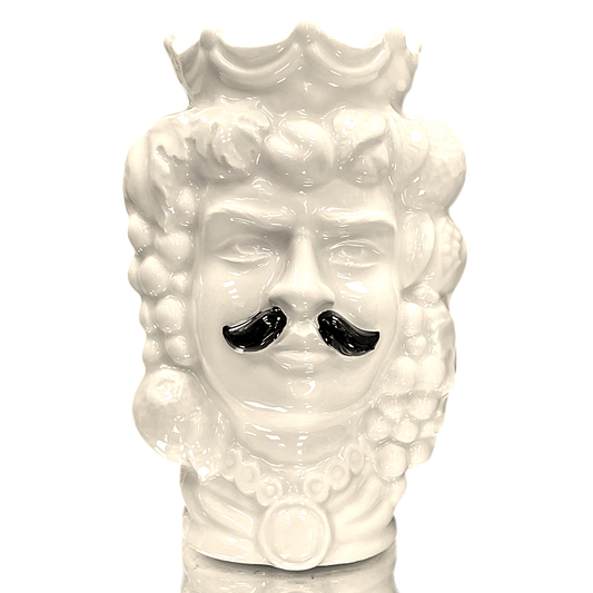 Tête de maure 13cm Homme moustache