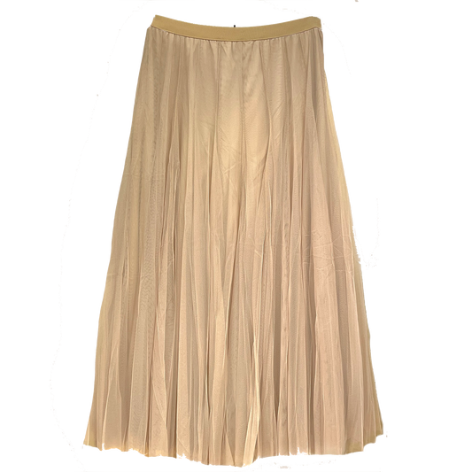 Jupe long en Tulle beige