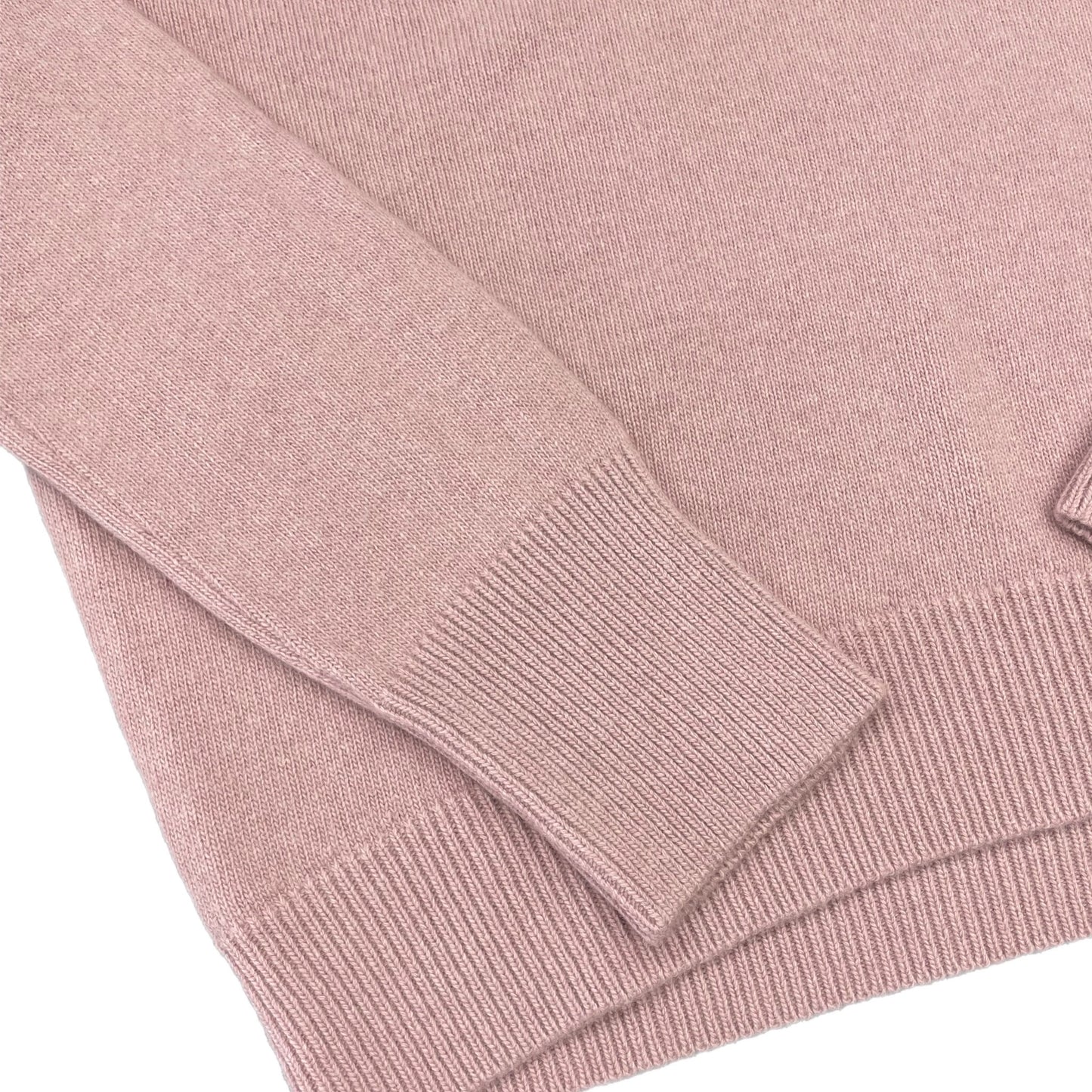 Pull ras du cou laine et cachemire mélangé Rose