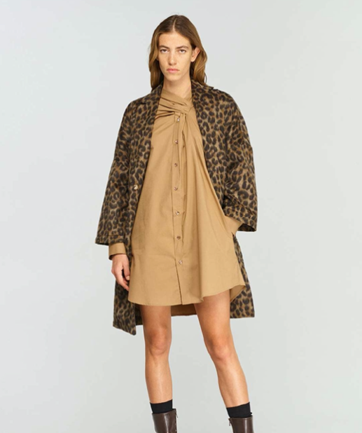 SEMICOUTURE - Manteau Animalier