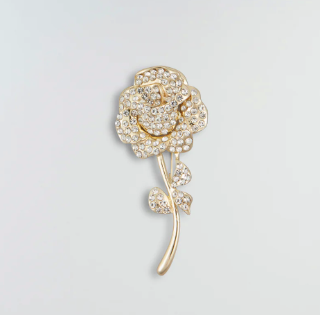 SEMICOUTURE - Broche fleur